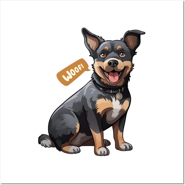 Lancashire heeler dog Wall Art by LoveAndLy